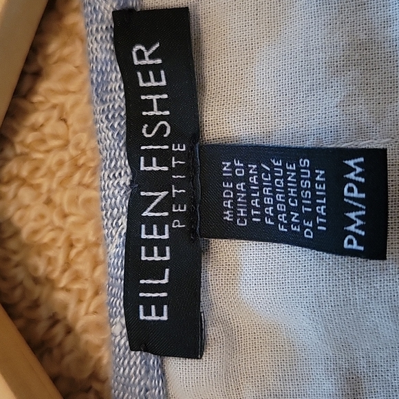 Eileen Fisher linen lagenlook jacket - Picture 3 of 5